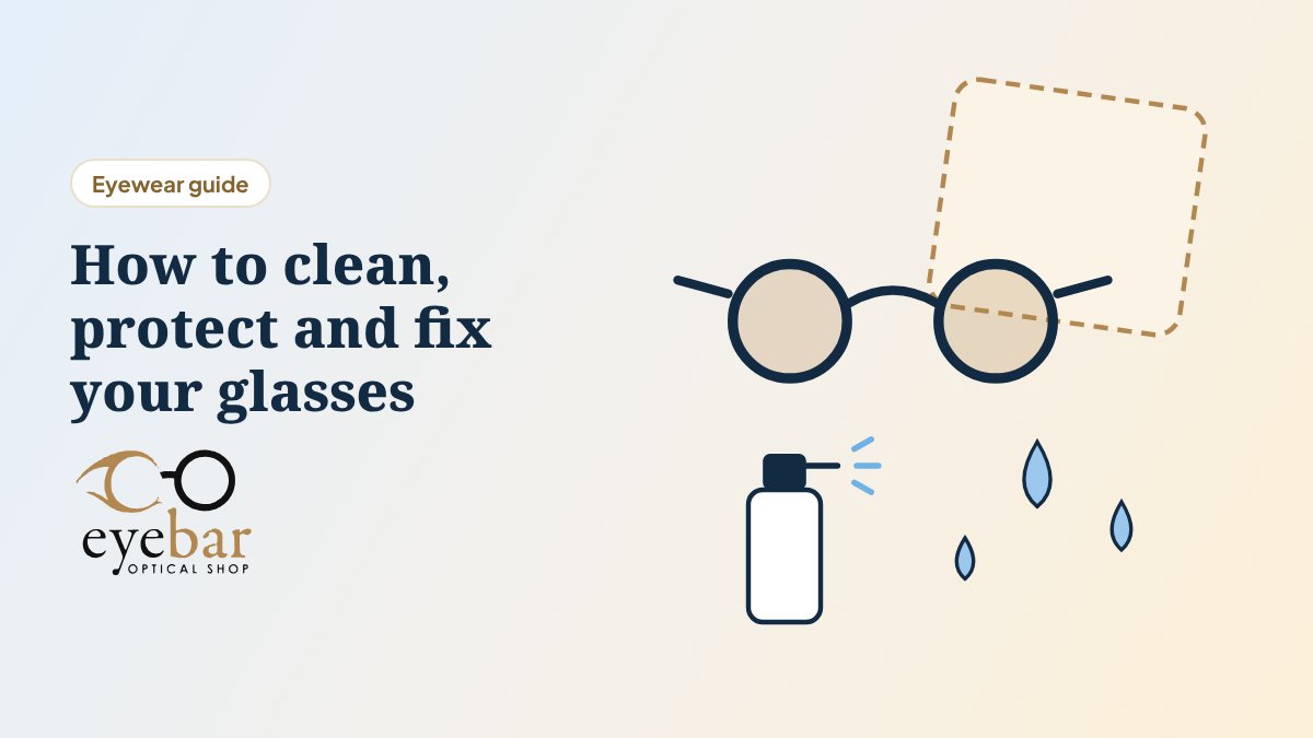 Illustration for the guide: How to clean, protect and fix your glasses