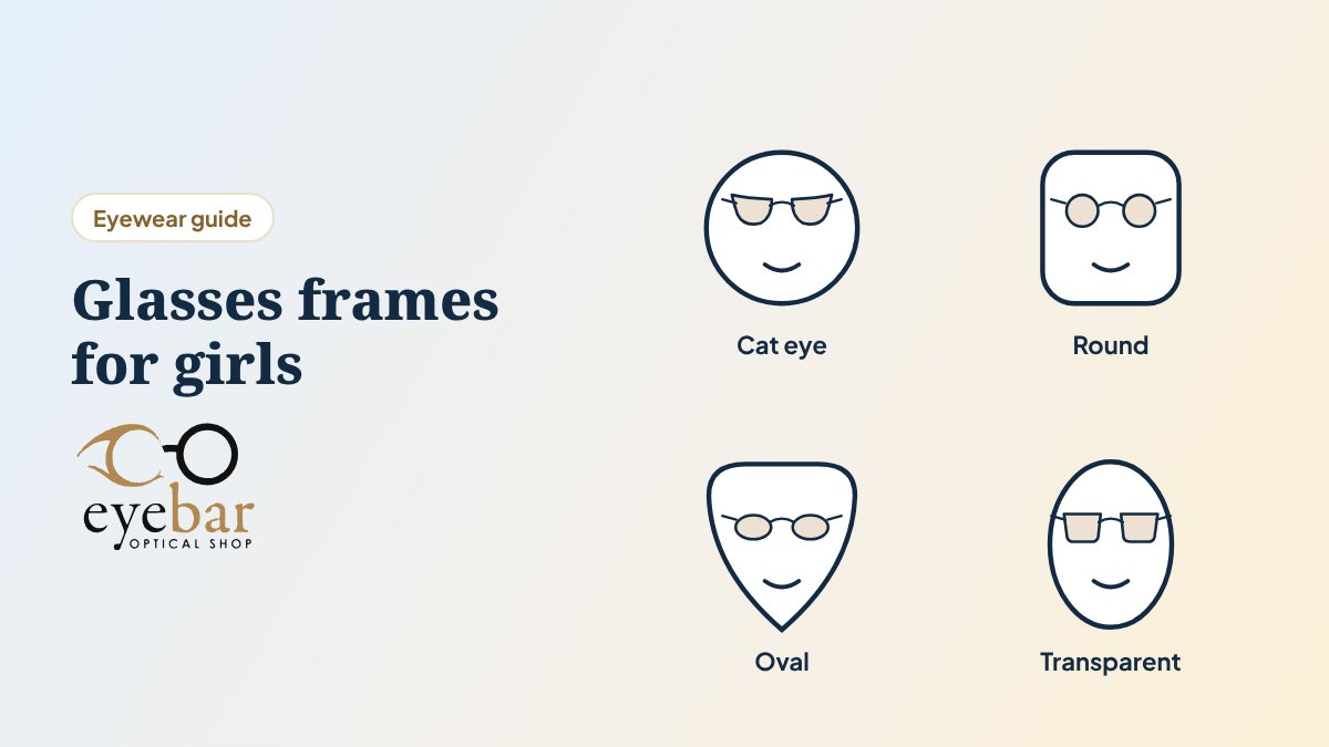 Illustration for the guide: Glasses frames for girls: styles that suit every face