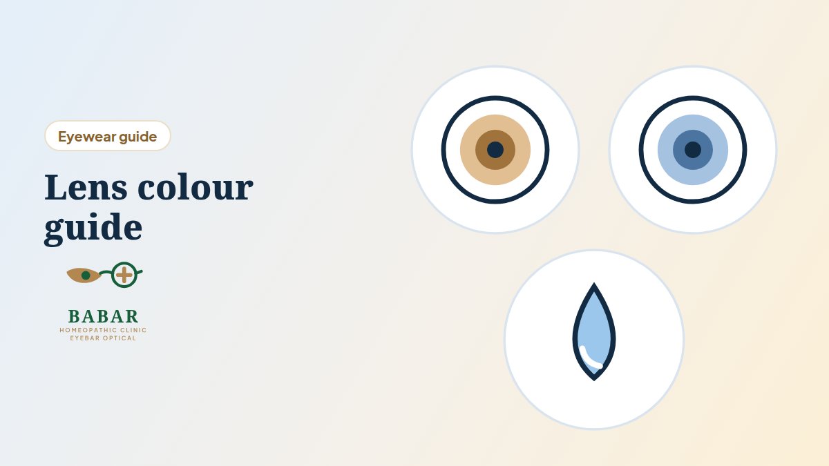 Illustration for the guide: Lens colour guide: which coloured lens suits you